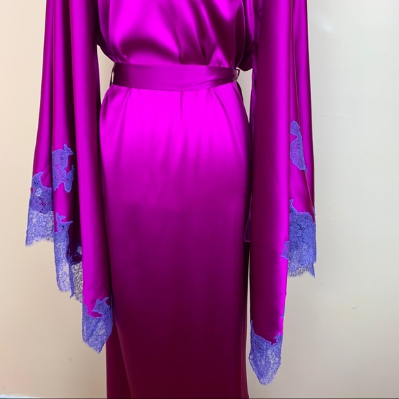 New! Rare AGENT PROVOCATEUR Elizabelle Silk Gown - Picture 15 of 16